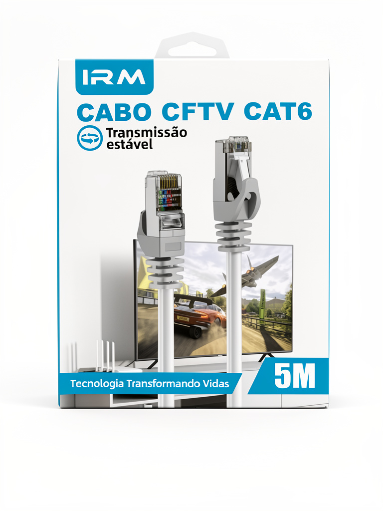 CABLE CFTV CAT6 5mtrs