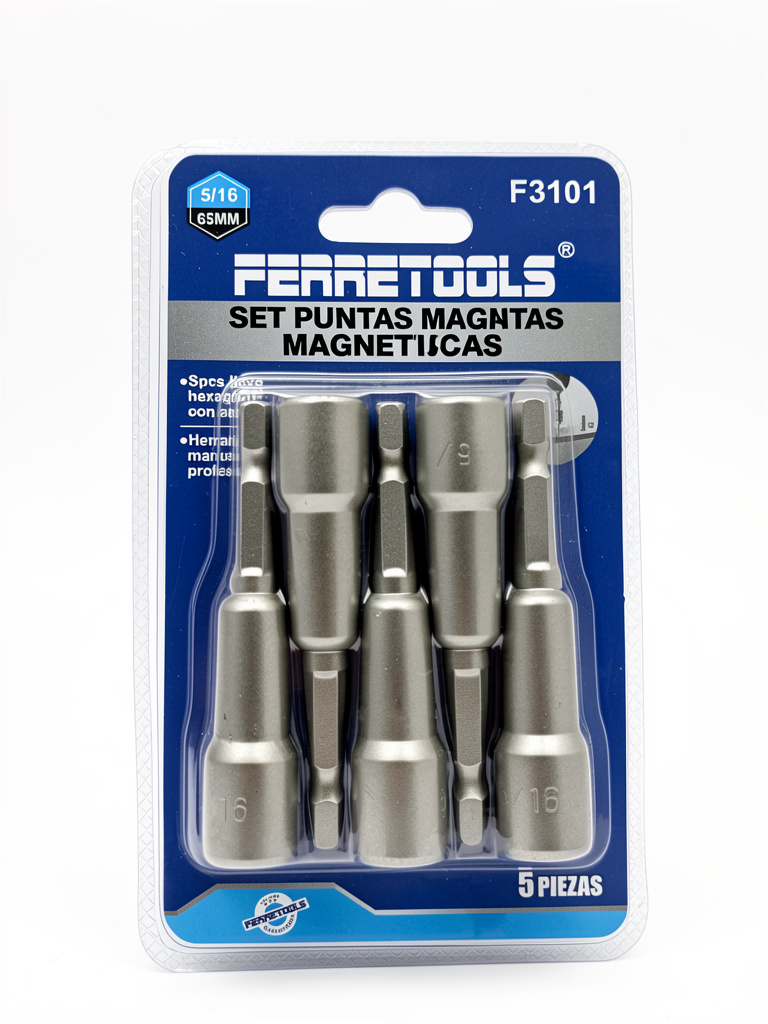 SET PUNTAS MAGNETICAS 5/16 FERRETOOLS