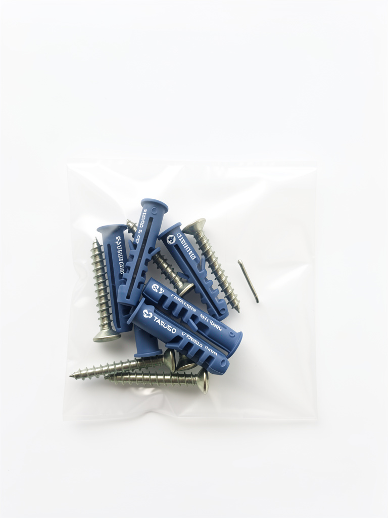 SET TARUGO C/TORNILLOS 6mm (12 und)