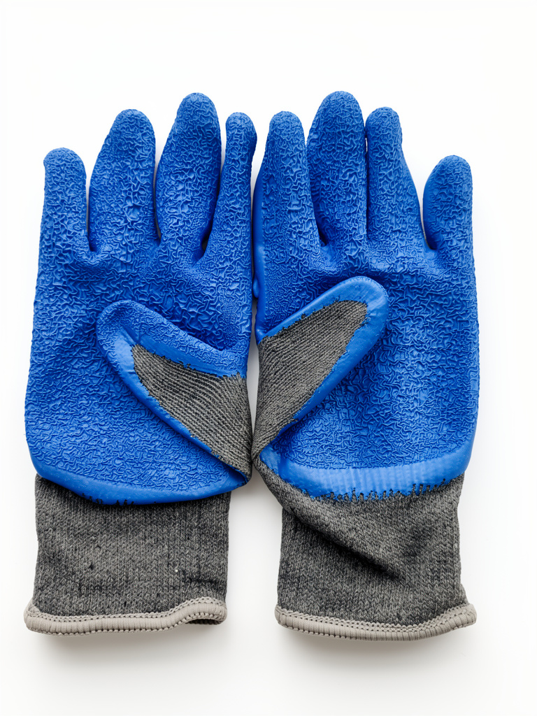 GUANTES TELA AZUL