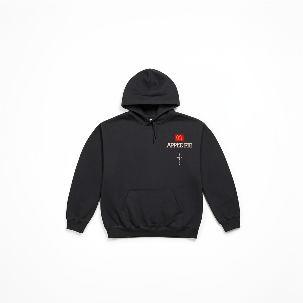 Travis Scott x McDonald’s – Apple Pie / Always Had a Thing for Sweets Hoodie – Washed Black