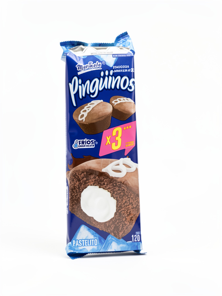 Marinela Pingüinos Pastelito x3