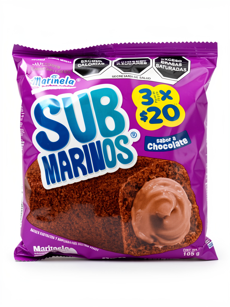 Marinela Submarinos chocolate