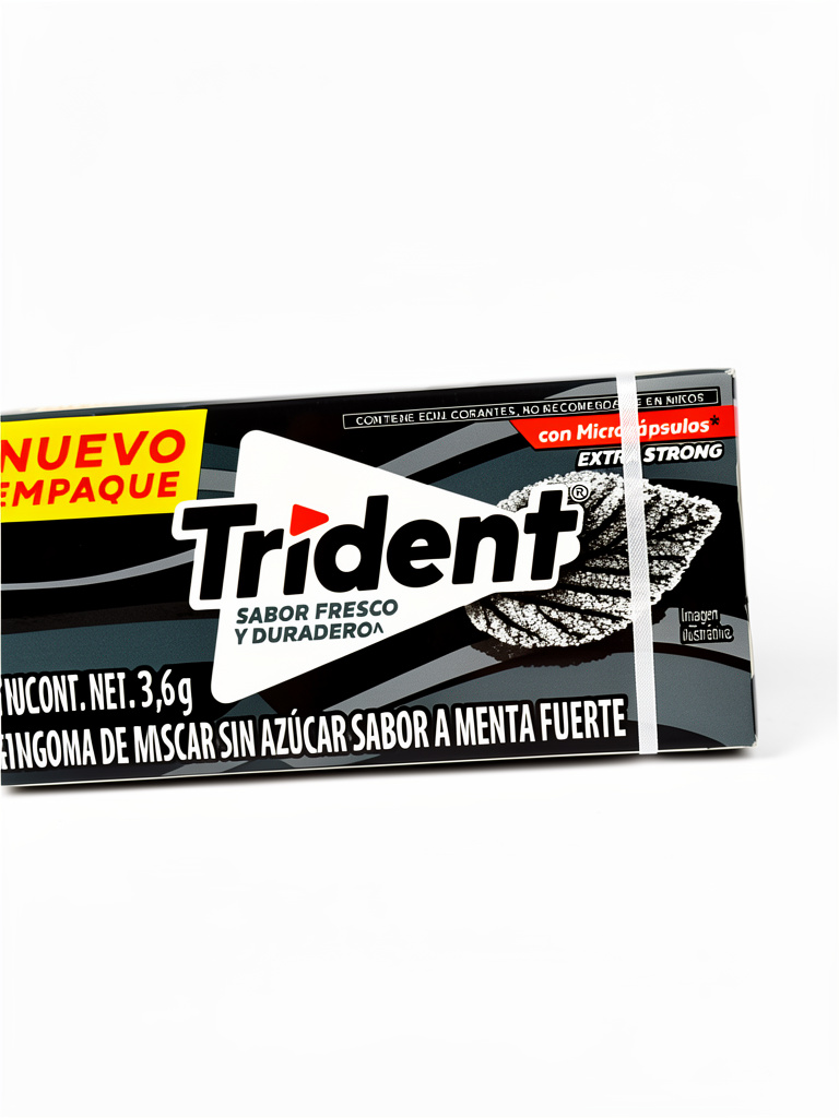 Trident menta fuerte