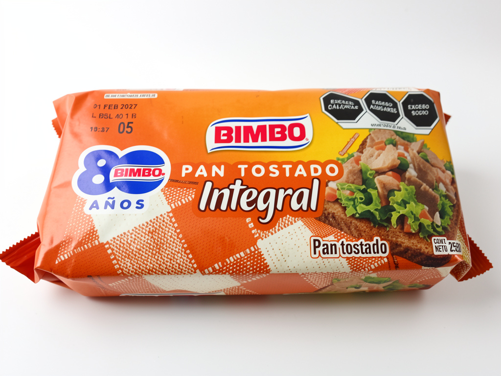 Bimbo Pan Tostado Integral
