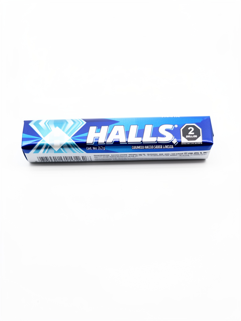 Halls azul menta