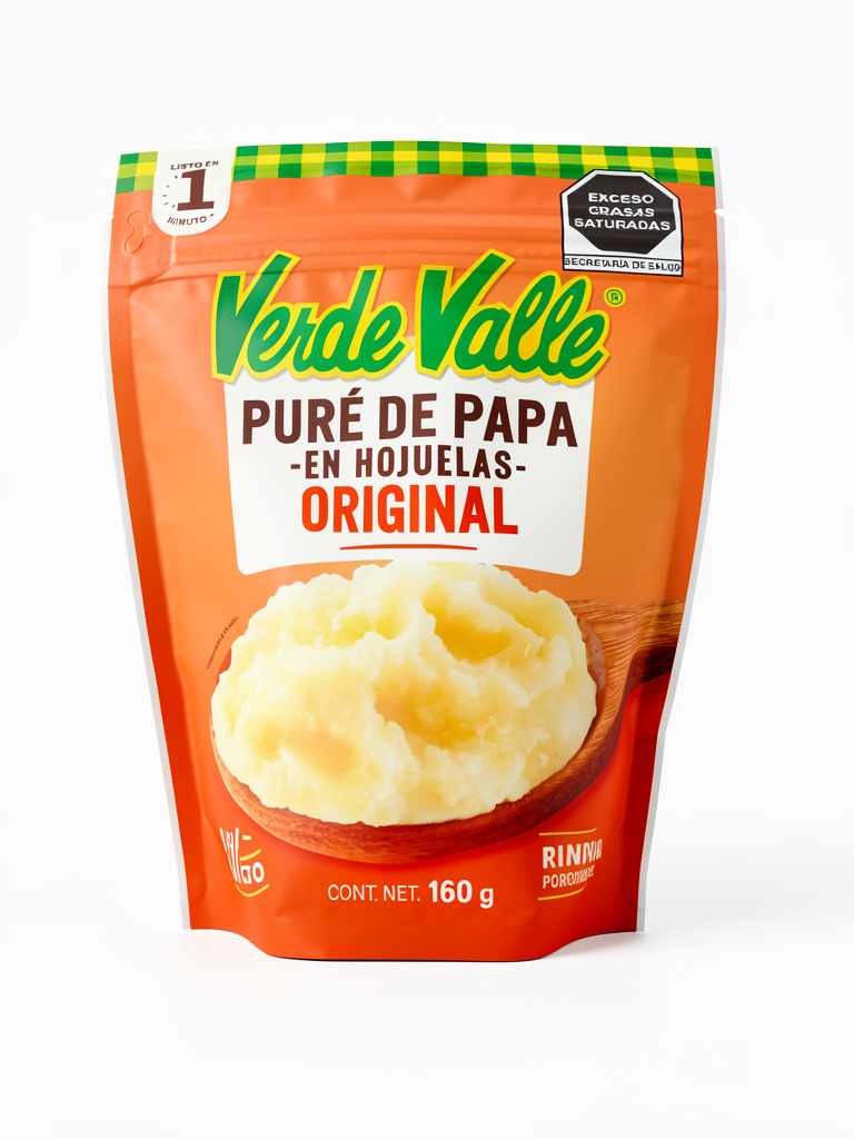 Verde Valle pure de papa original 160 g