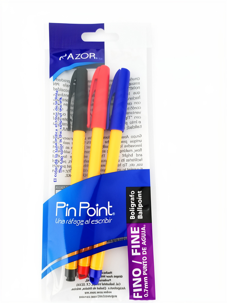 Azor Pin Point boligrafo 3 pzas