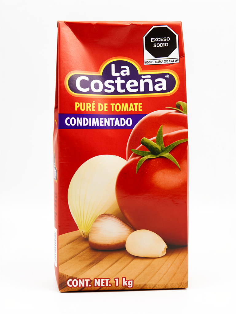 La Costeña puré de tomate condimentado 1kg