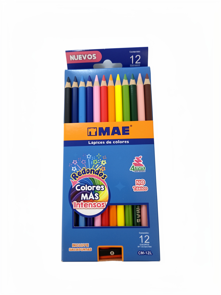 MAE lápices de colores 12 pzas