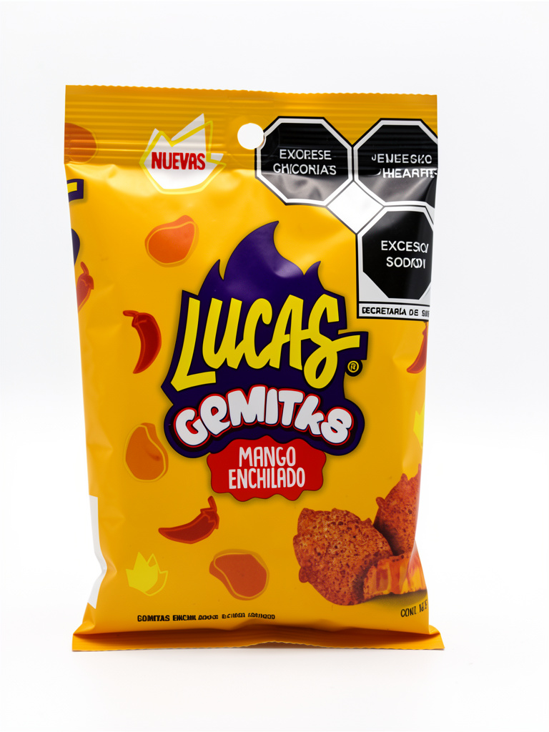 Lucas Skwinkles mango enchilado