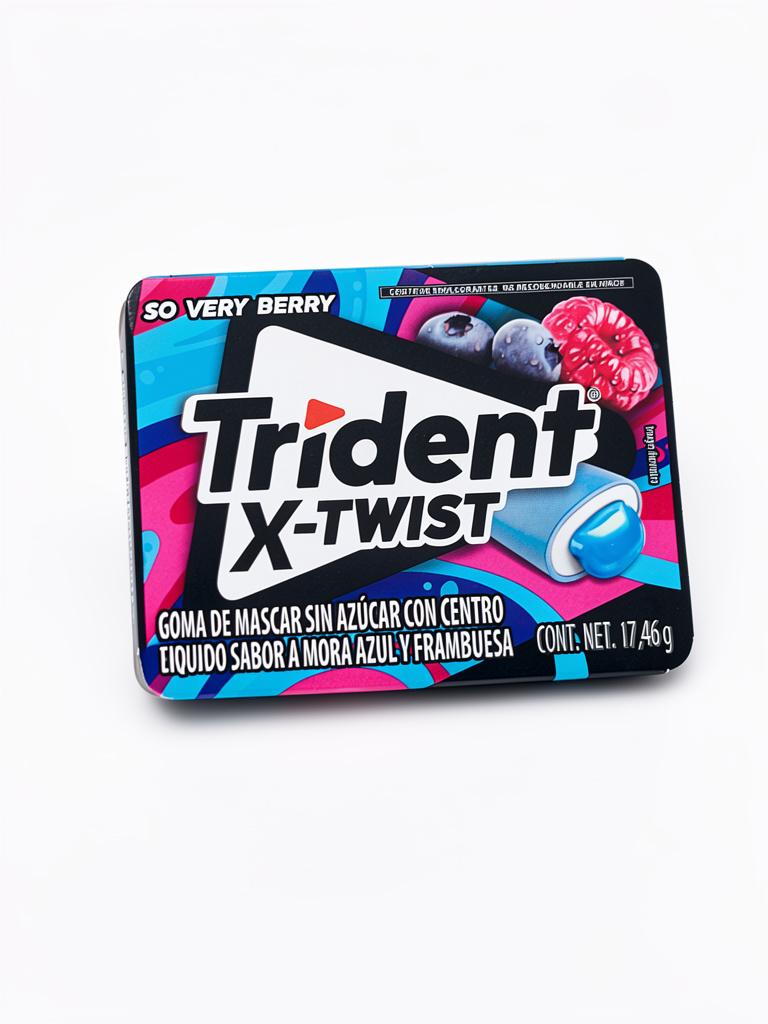 Trident X-Twist mora azul y frambuesa