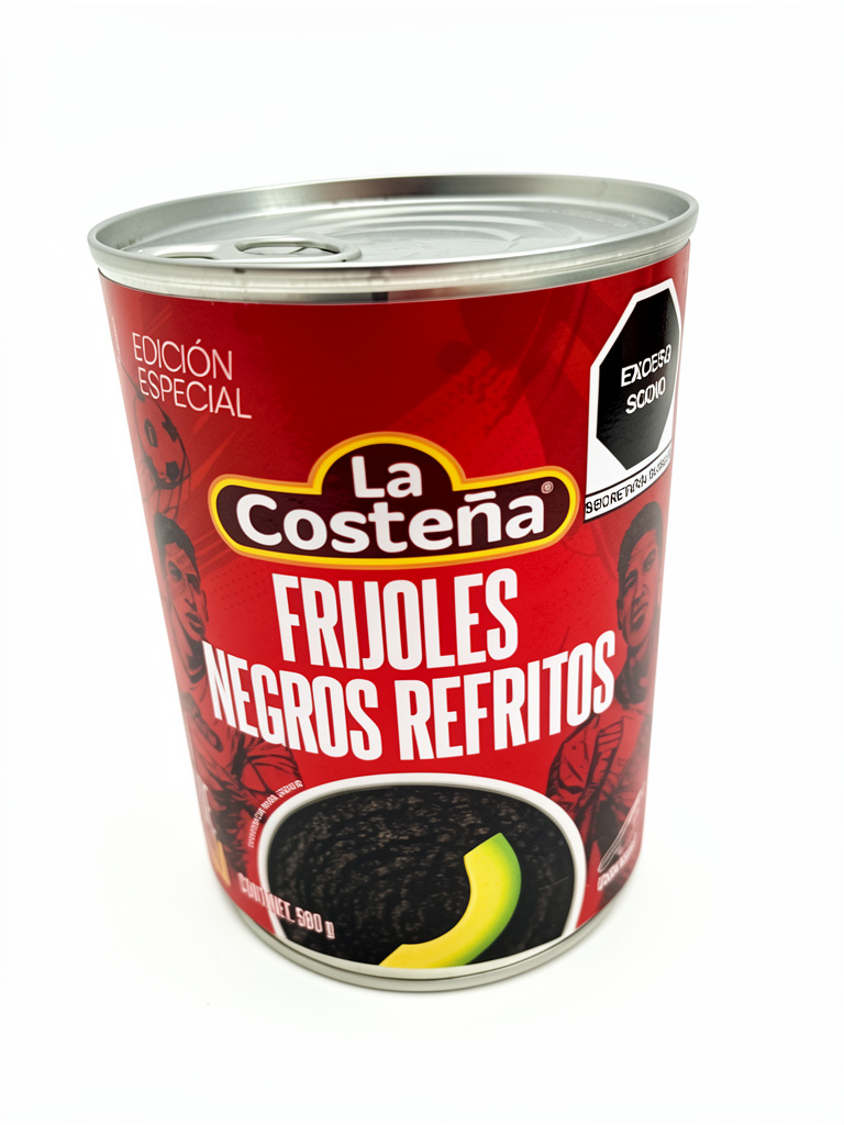 La Costeña frijoles negros refritos 580g