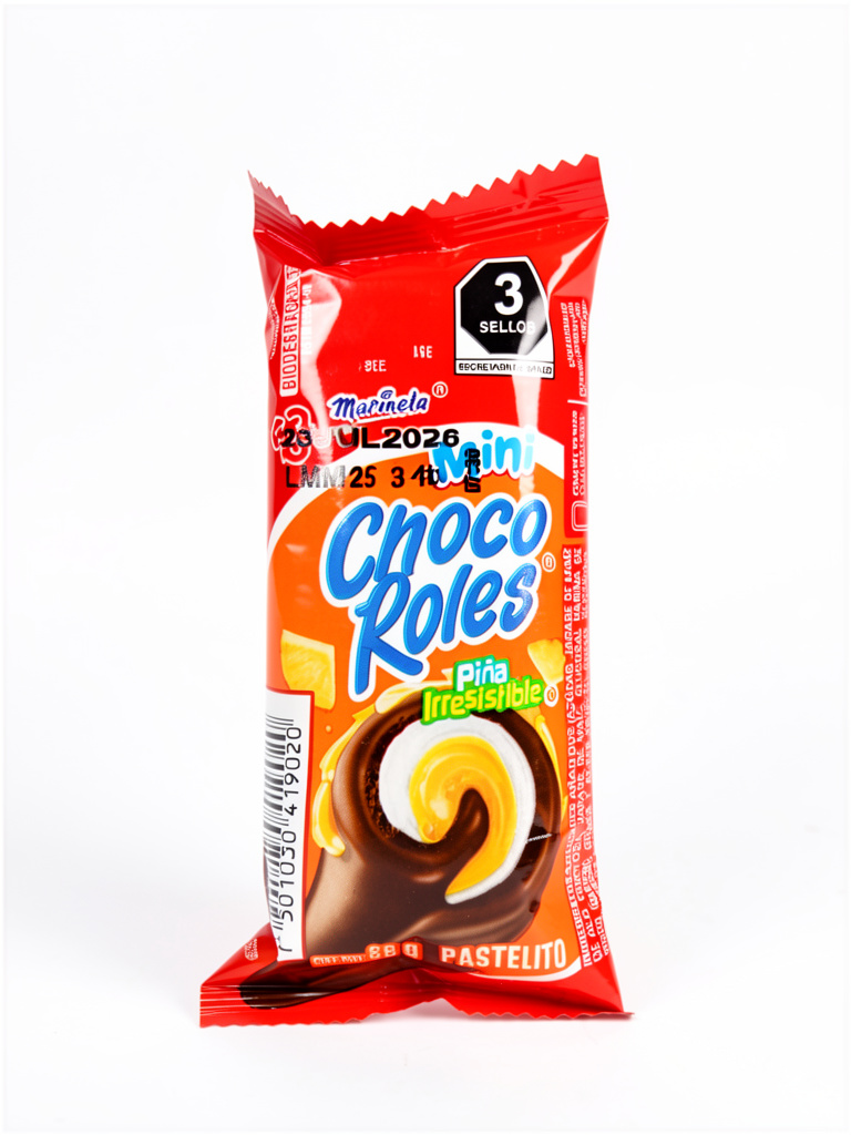 Marinela Choco Roles Mini Piña