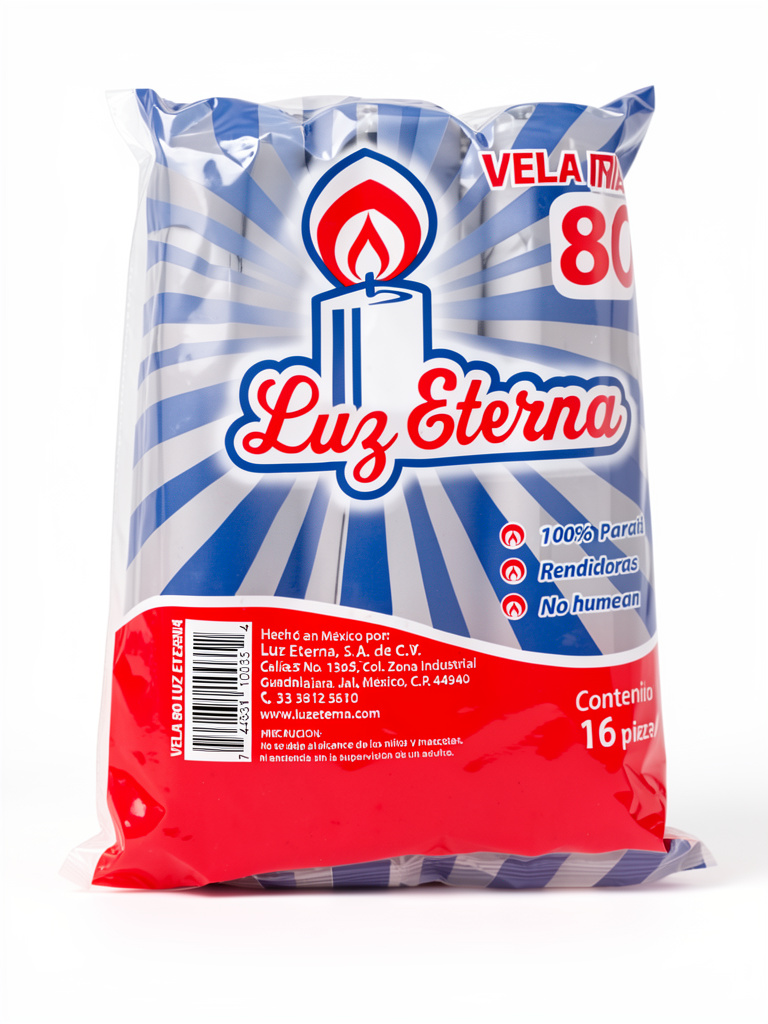 Luz Eterna veladora 16 pzas