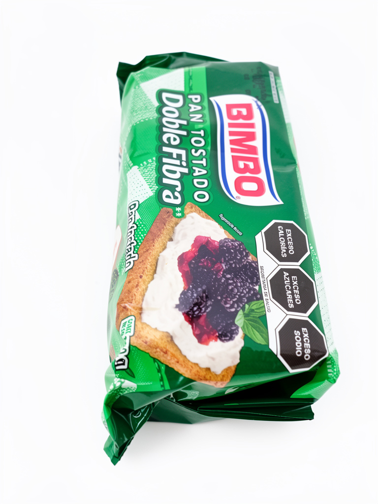 Bimbo Pan Tostado Doble Fibra