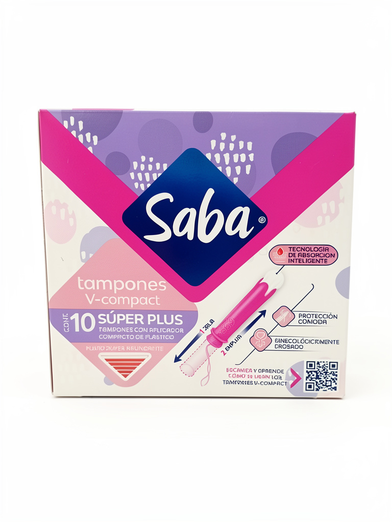 Saba tampones V-Compact 10 pzas