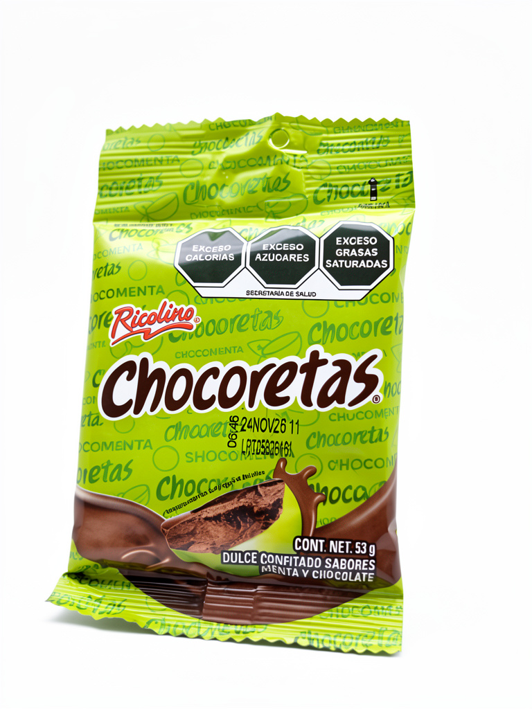 Ricolino Chocoretas menta chocolate