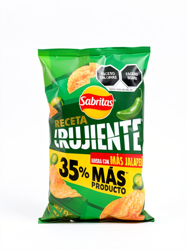 Sabritas Ruffles Crema y Jalapeño 57gr