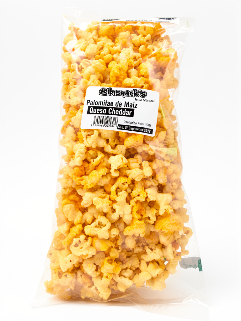 Blisnack's palomitas queso cheddar 100g