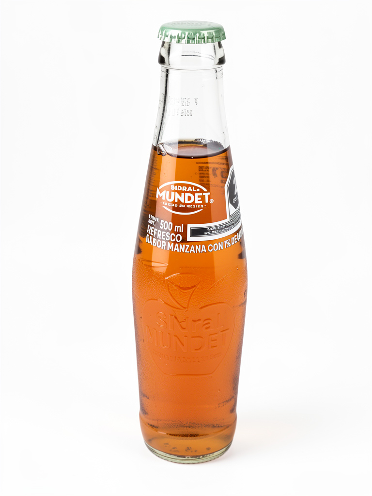 Sidral Mundet manzana 500ml vidrio