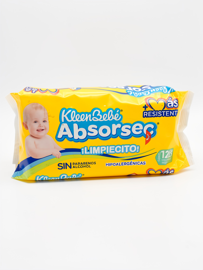 KleenBebé Absorsec toallitas