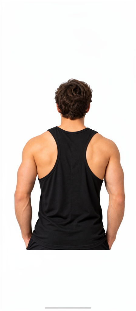 Musculosa negra deportiva