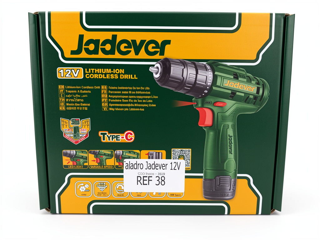 Taladro Jadever 12v