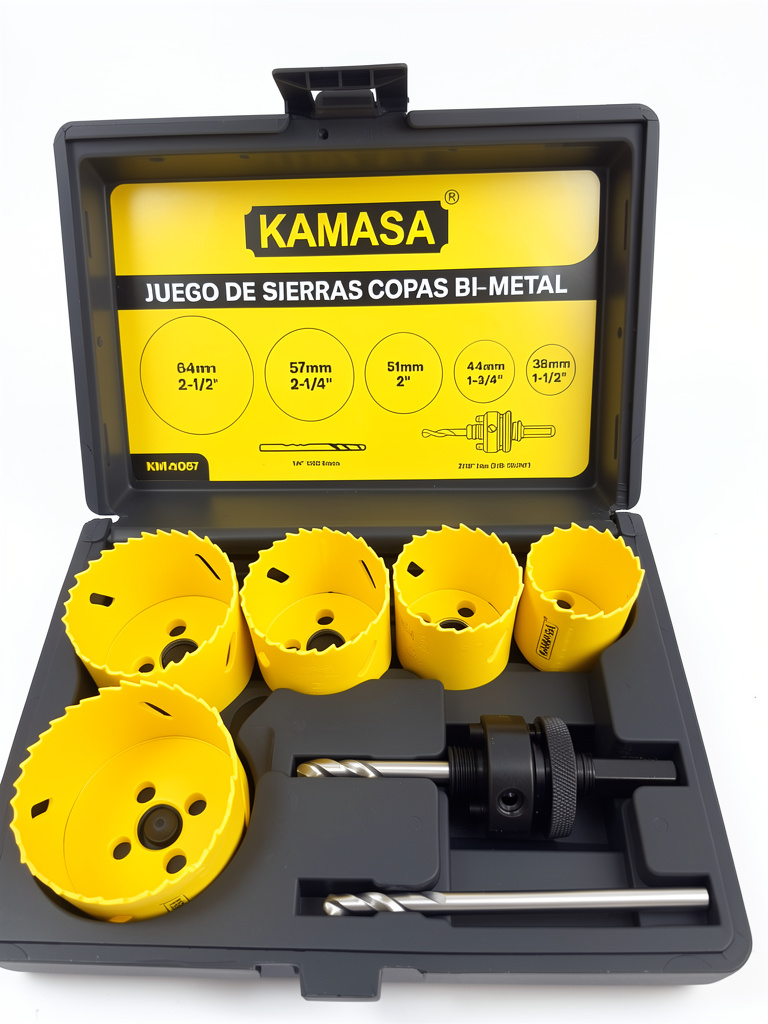 JUEGO DE SIERRA COPA PARA METAL 7 OCS KAMASA