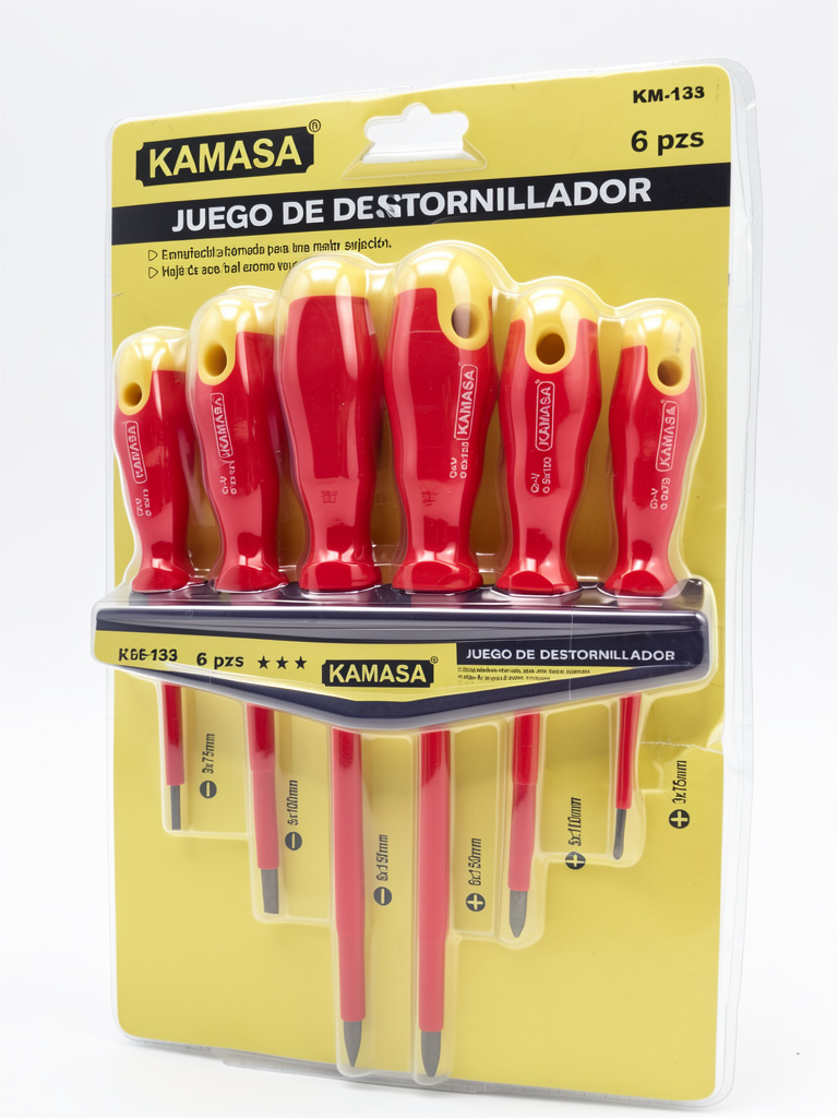 JUEGO DE DESARMADOR DIALECTICO 6 PCS KAMASA