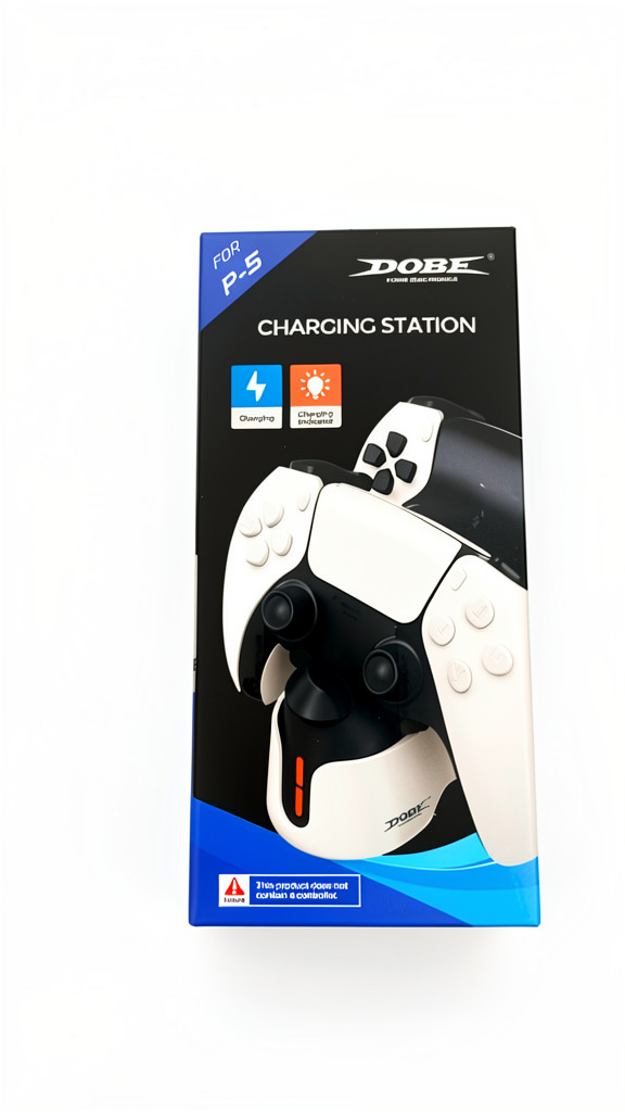 BASE CARGA DOBE REDONDA MANDO  PARA PS5  TP5-1501x