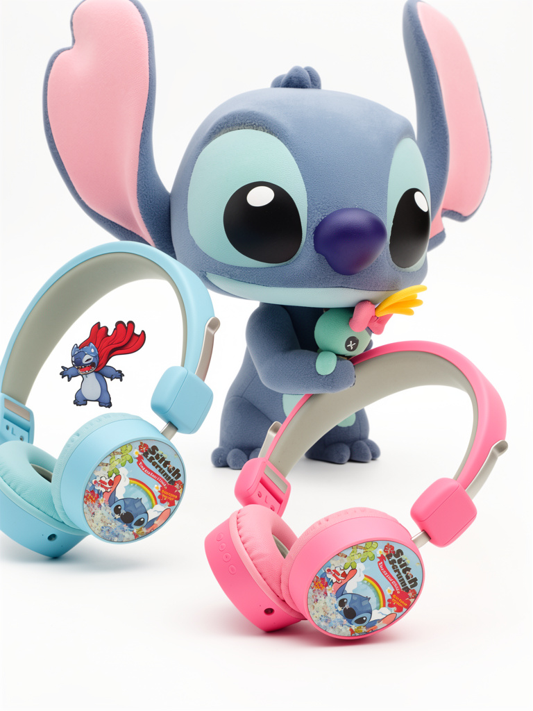 AUDÍFONO BLUETOOTH LILO Y STITCH AH-807H