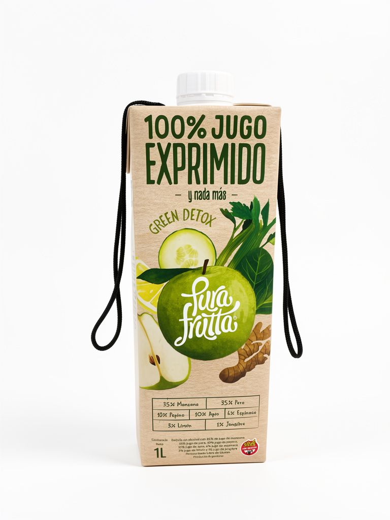 JUGO  GREEN DETOX 1L PURA FRUTTA