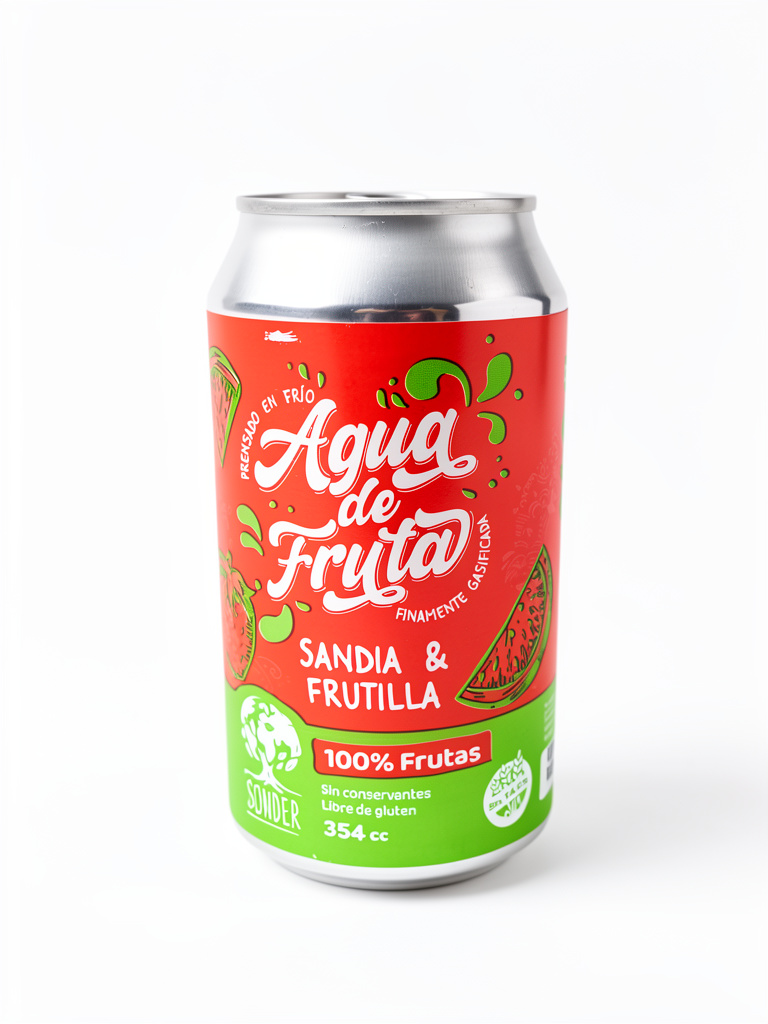 AGUA DE FRUTA SANDIA Y FRUTILLA 354CC