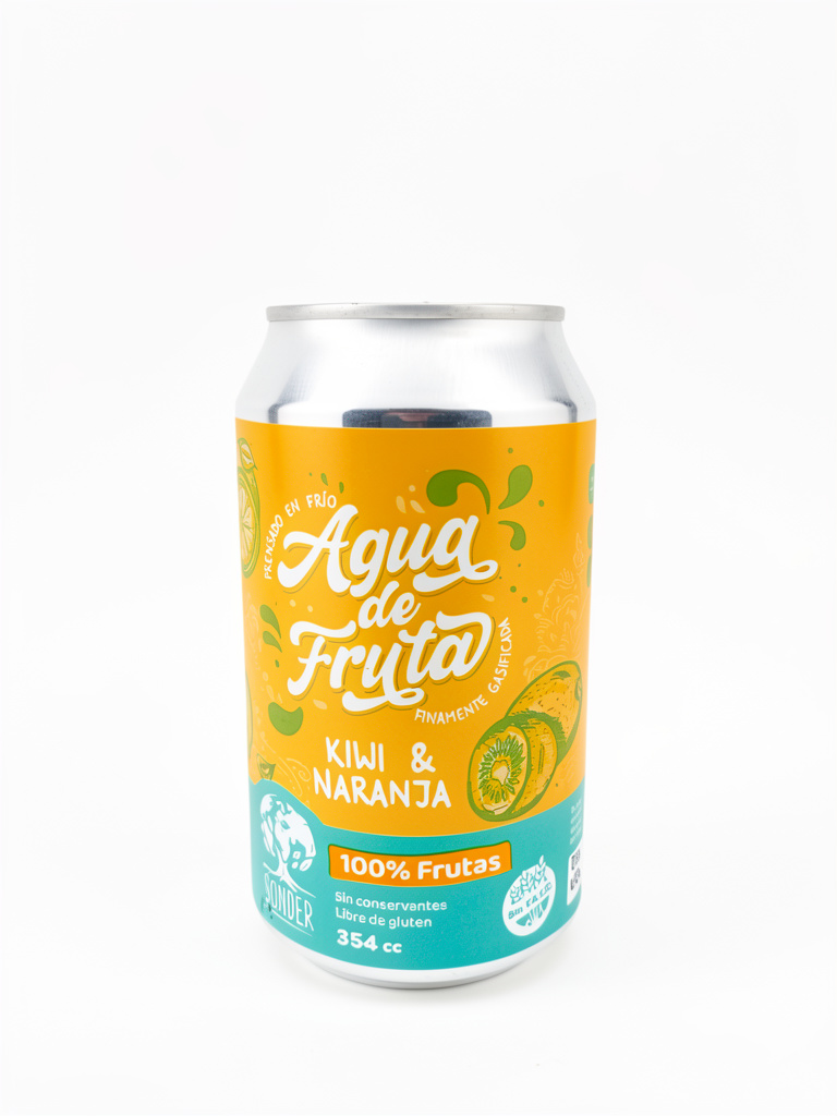 AGUA DE FRUTA KIWI Y NARANJA