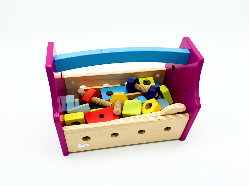 Caja Montessori de tornillos
