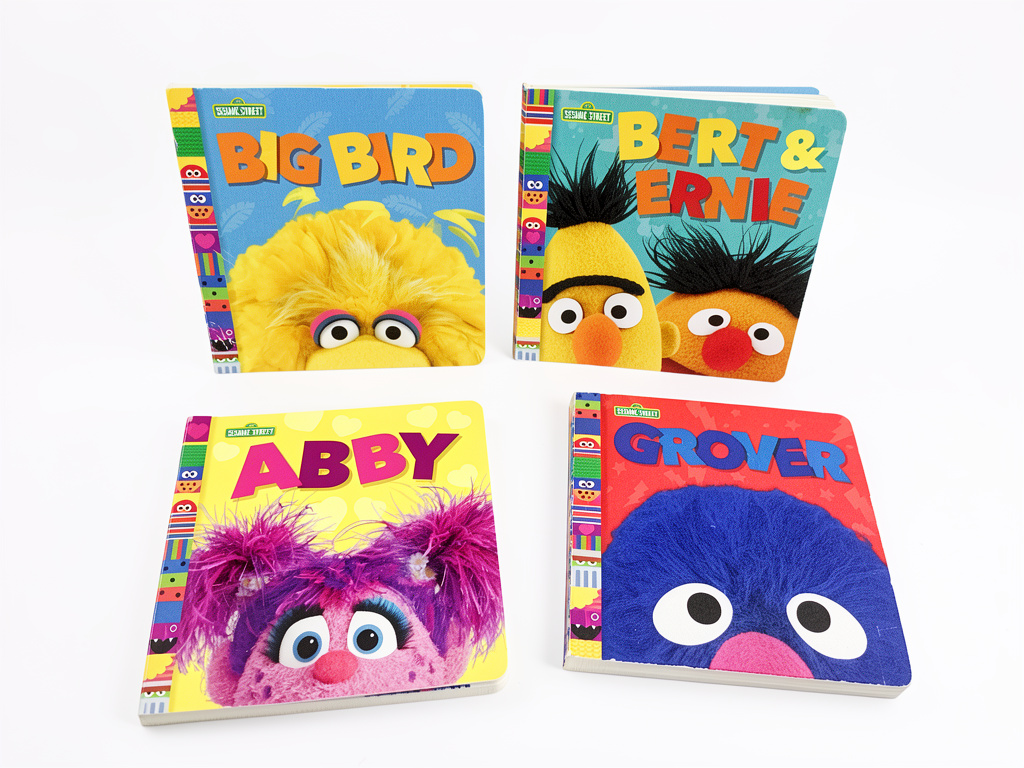 4 Sesame Street libro de tela
