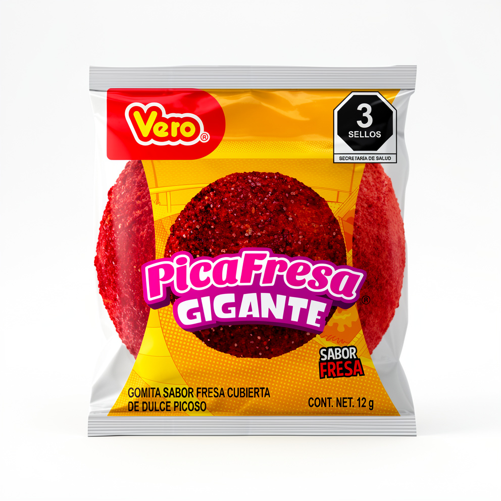 Vero Pica Fresa Gigante sabor fresa 12 g
