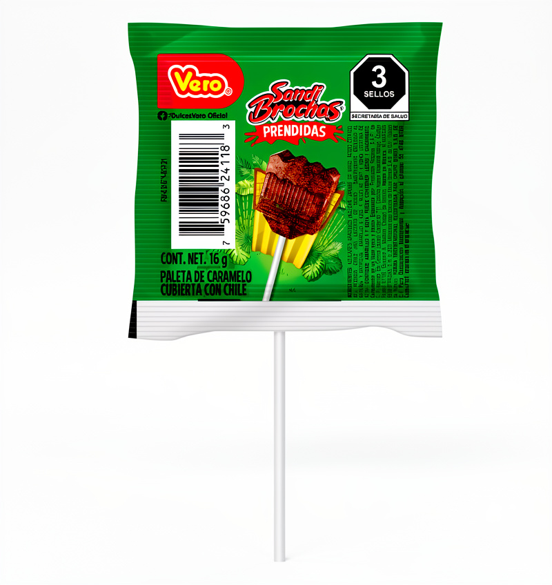 Vero Sandi Brochas Prendidas paleta