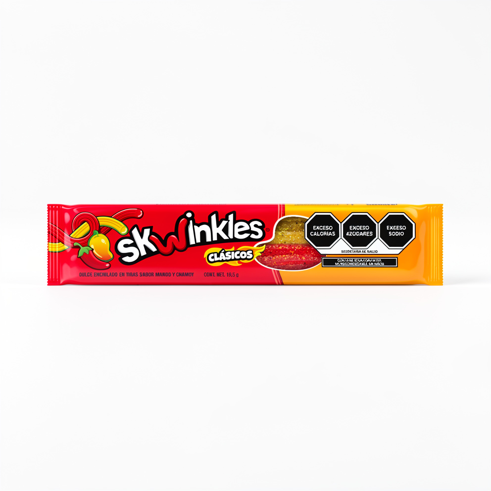 Skwinkles Clásicos sabor mango y chamoy 19.5 g