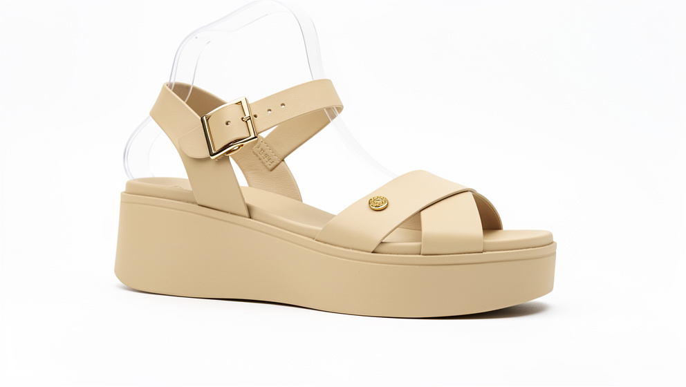 CALZA-10 BEIGE 2B CRUZADO