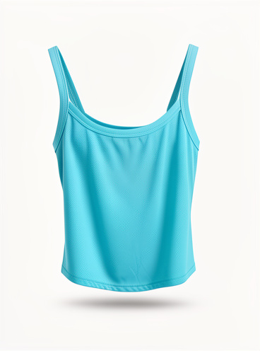 Blusa de tiritas shien celeste