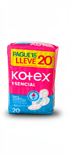 Toalla Kotex Esencial Con Alas (1×20)