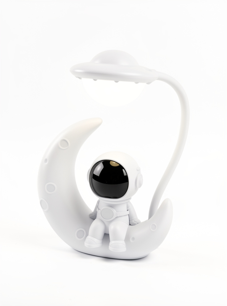 LAMPARA DE MESA RECARGABLE ASTRONAUTA