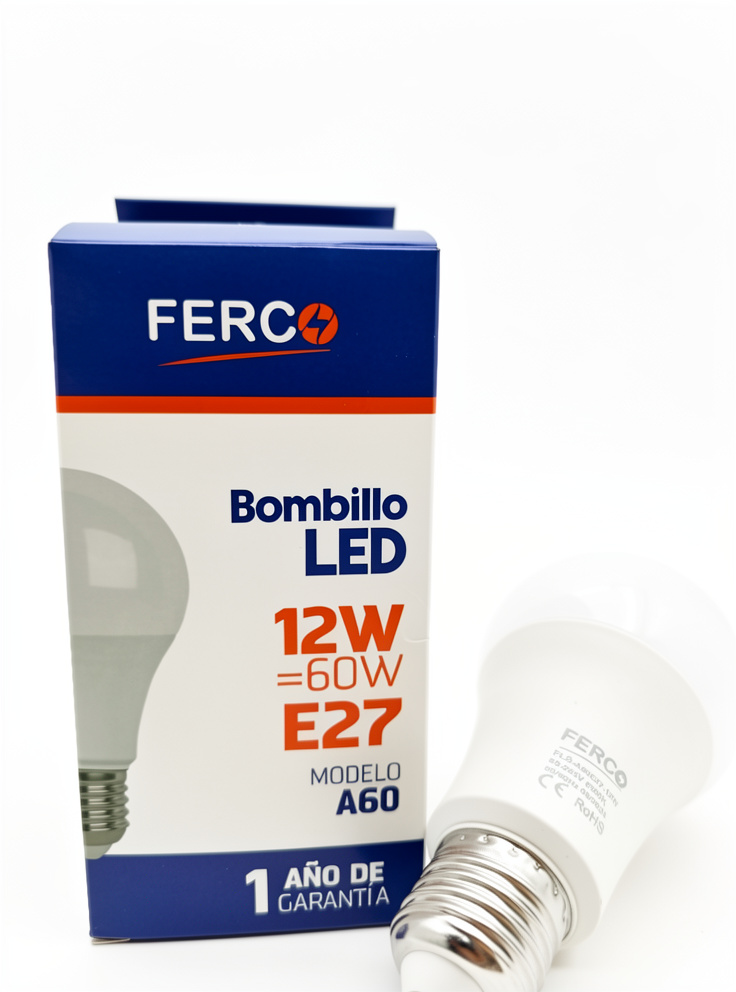BOMBILLO AHORRADOR LED BULBO 12 W