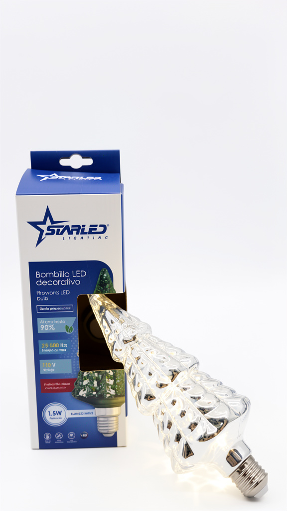 BOMBILLO LED DECORATIVO ARBOLITO DE NAVIDAD