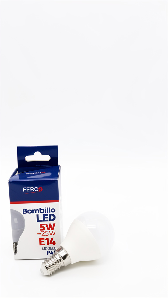 Bombillo led ahorrador tipo globo 5w E14
