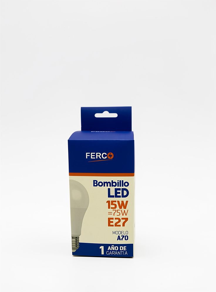 BOMBILLO AHORRADOR LED BULBO 15 W