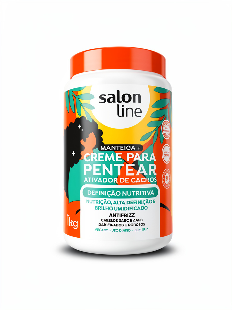 Salón Line Crema para peinar - Anaranjada