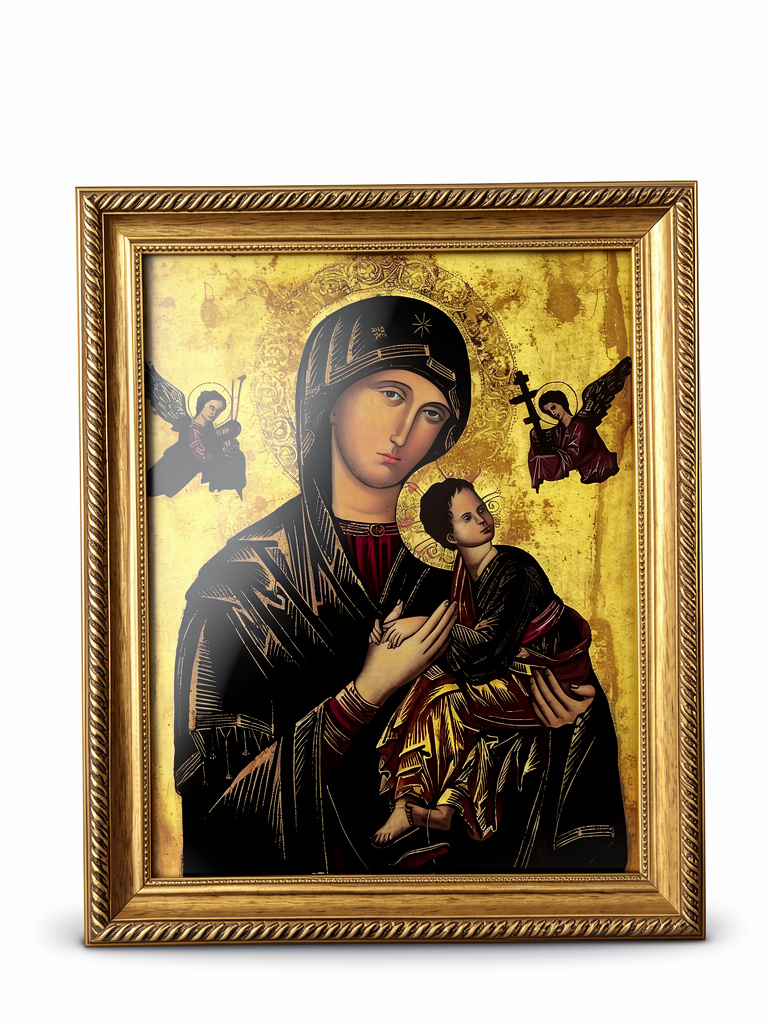 CUADRO PERPETUO SOCORRO MED 36X30CM APROX